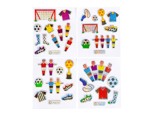 LG-Imports Stickers Football Glittering (Assorted)