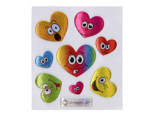 LG-Imports Stickers Smile Face Glittering (Assorted)