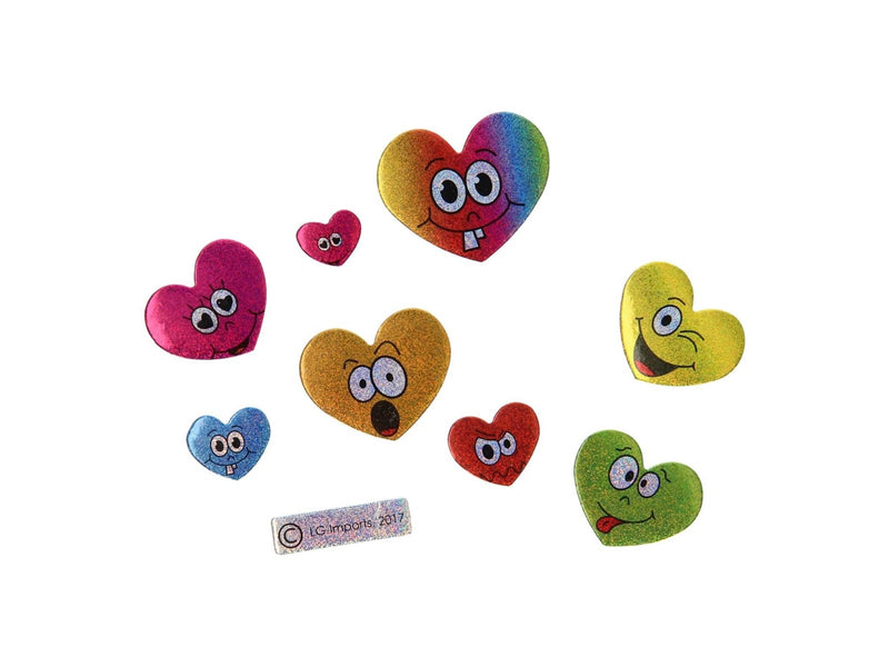 LG-Imports Stickers Smile Face Glittering (Assorted)
