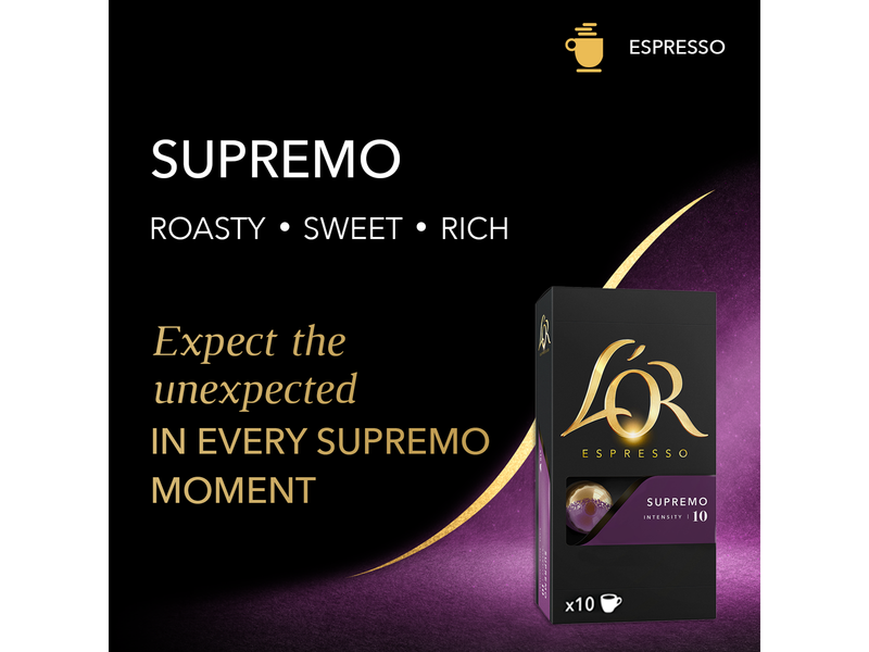 L'OR Capsules Espresso Supremo - 10 pcs