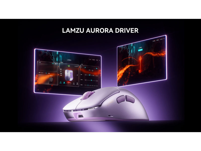 Lamzu Thorn V2 (White/Black) - Gaming Maus (Weiß)