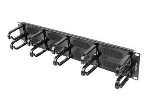 Lanberg AK-1204-B - 2U - Cable Management Panel