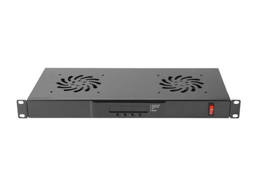 Lanberg AK-1502-B - 1U Fan Unit with LCD