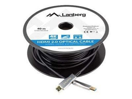 Lanberg HDMI cable with Ethernet - 40 m