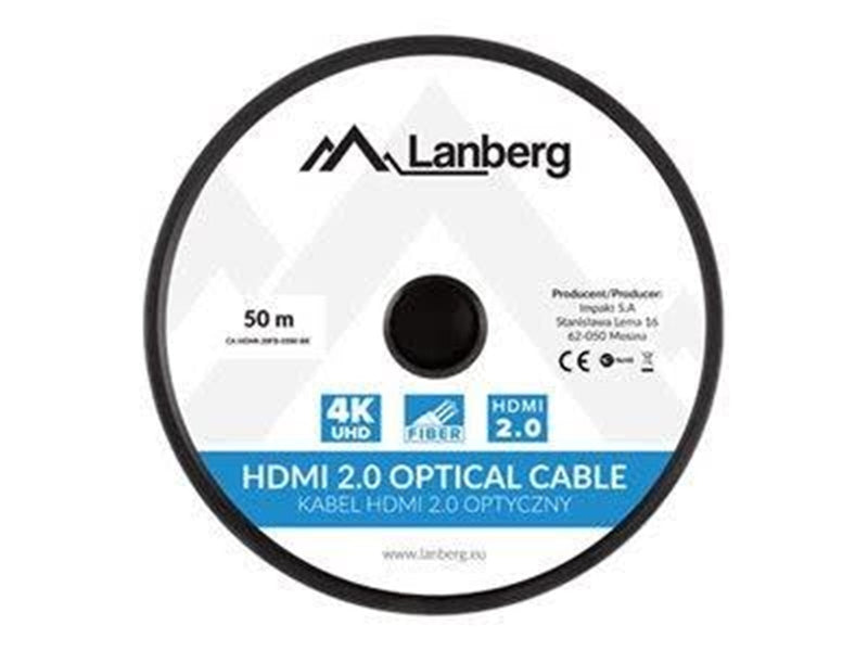 Lanberg HDMI cable with Ethernet - 50 m