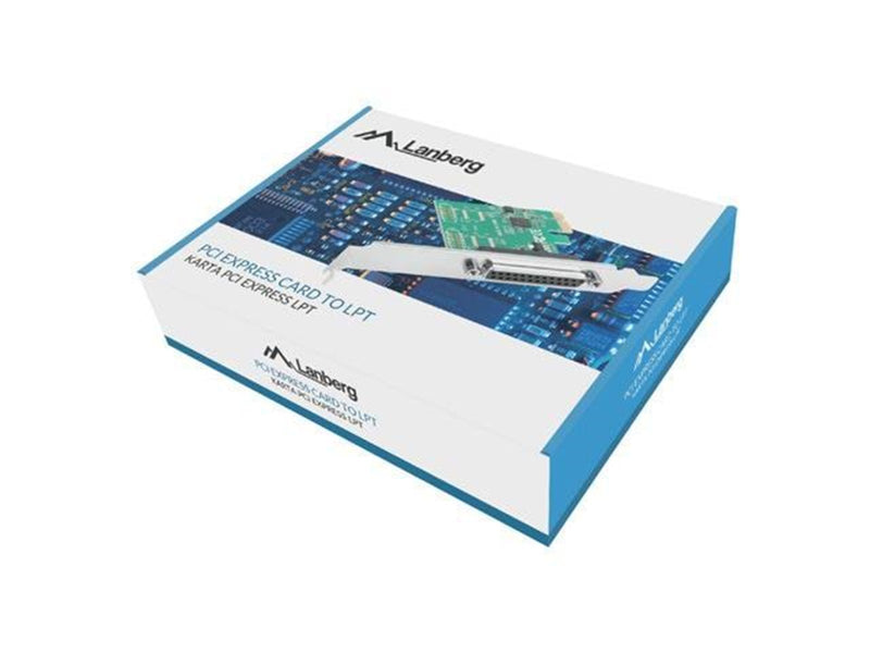 Lanberg PCE-LPT-001 PCI Express X1 Parallel 25-in Interface Low Profile