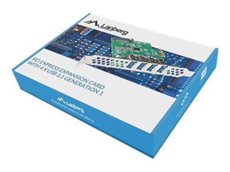 Lanberg PCE-US3-004 - USB adapter - PCIe - USB 3.1 Gen 1 x 4
