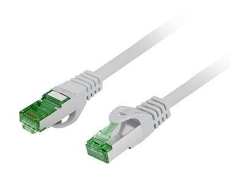 Lanberg PCF7-10CU - patch cable - grey - Grau