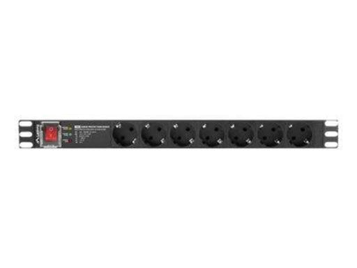 Lanberg PDU-PRO-07F-0200-BK - power distribution unit - 4000 Watt