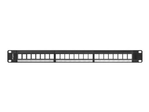 Lanberg PPKS-1024-B Patch Panel Blank 24-Port 1U for Keystone Modules Black