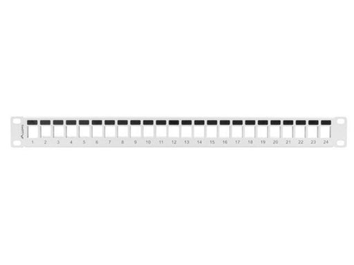 Lanberg PPKS-1024-S - patch panel (blank) - 1U - 19"