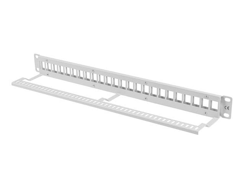 Lanberg PPKS-1024-S - patch panel (blank) - 1U - 19"