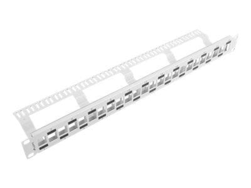Lanberg PPKS-1224-S - patch panel (blank) - 1U - 19"