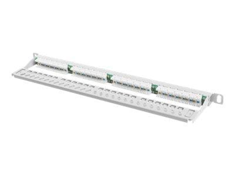 Lanberg PPU5-0024-S - patch panel - 0.5U - 19"
