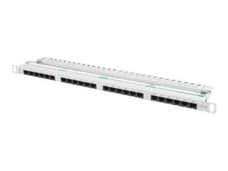 Lanberg PPU5-0024-S - patch panel - 0.5U - 19"