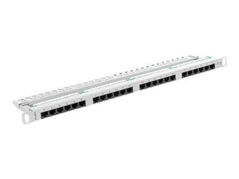 Lanberg PPU5-0024-S - patch panel - 0.5U - 19"