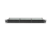 Lanberg PPU6-1048-B 48-Port 1U 19" Cat.6 UTP Patch Panel Black