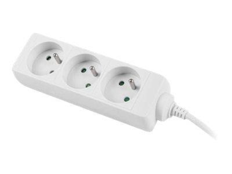 Lanberg PS0-03E-0300-W - power strip - 2500 Watt