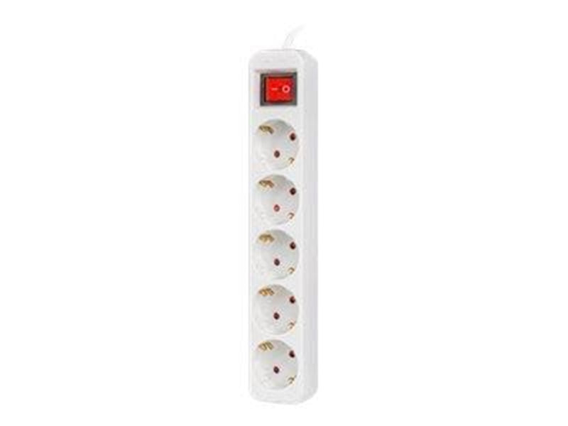 Lanberg PS1-05F-0300-W - power strip - 2500 Watt