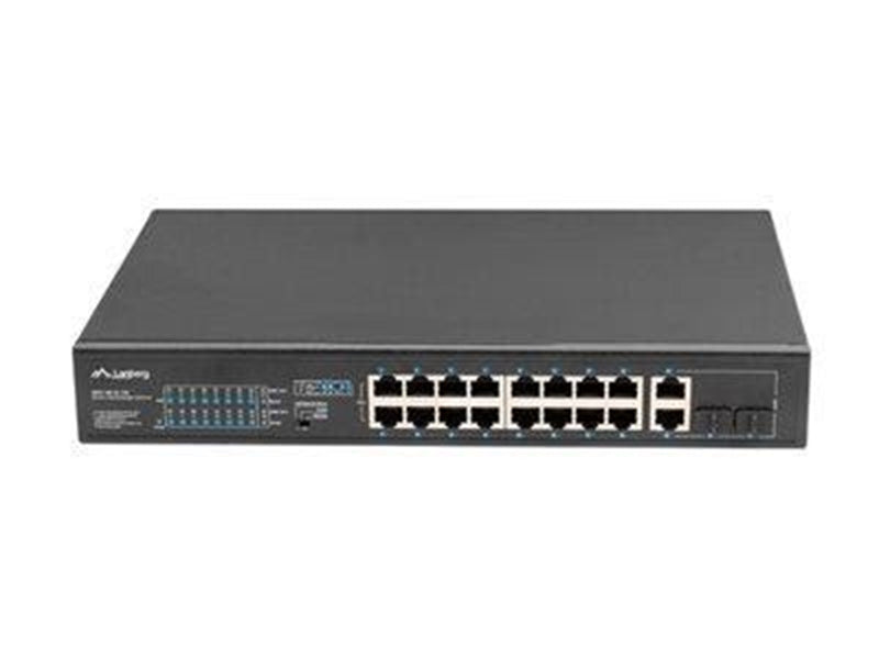 Lanberg RSFE-16P-2C-150 - switch - 16 ports - unmanaged - rack-mountable