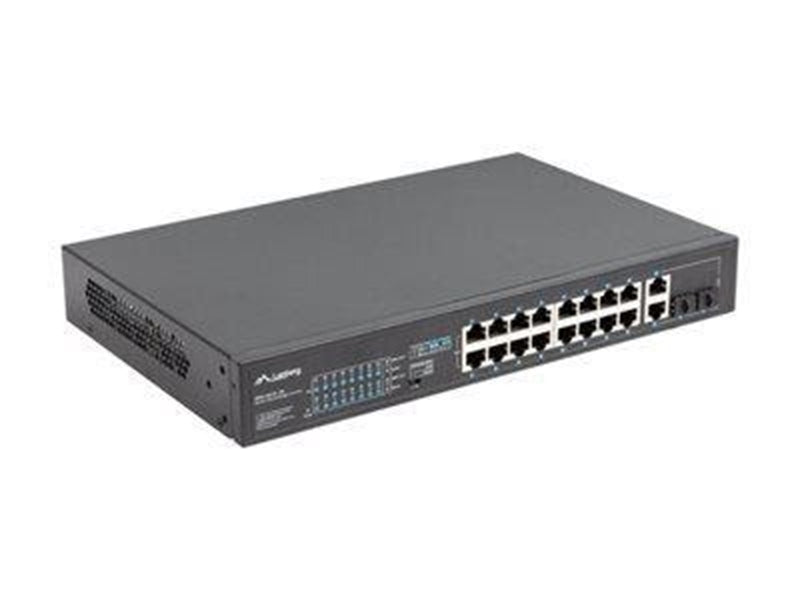 Lanberg RSFE-16P-2C-150 - switch - 16 ports - unmanaged - rack-mountable