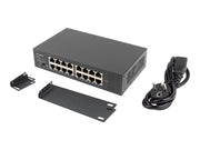 Lanberg RSGE-16 16-Port Gigabit Unmanaged Rack Switch