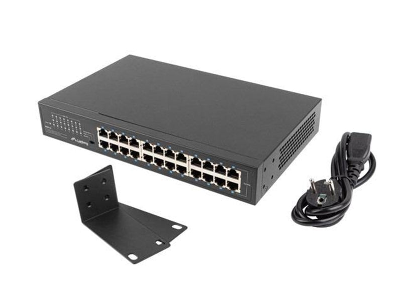 Lanberg RSGE-24 - switch - 24 ports - unmanaged - rack-mountable
