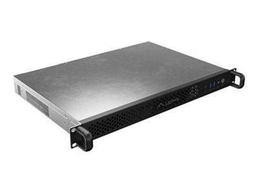 Lanberg SC01-3001-10B - rack-mountable - 1U - mini ITX - Gehäuse - Server (Rack) - Schwarz