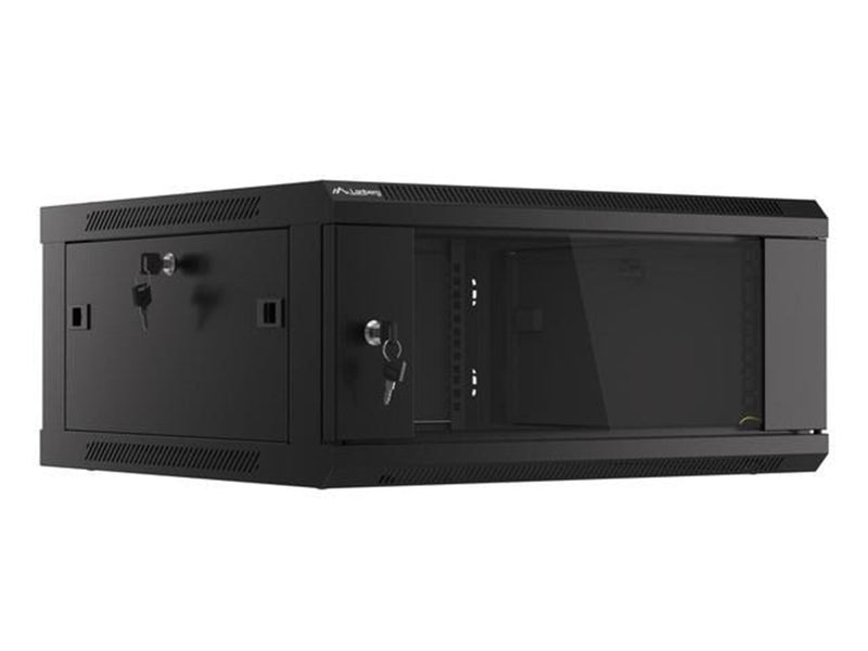 Lanberg WF01-6604-10B - 4U - Wall Mount Rack Cabinet