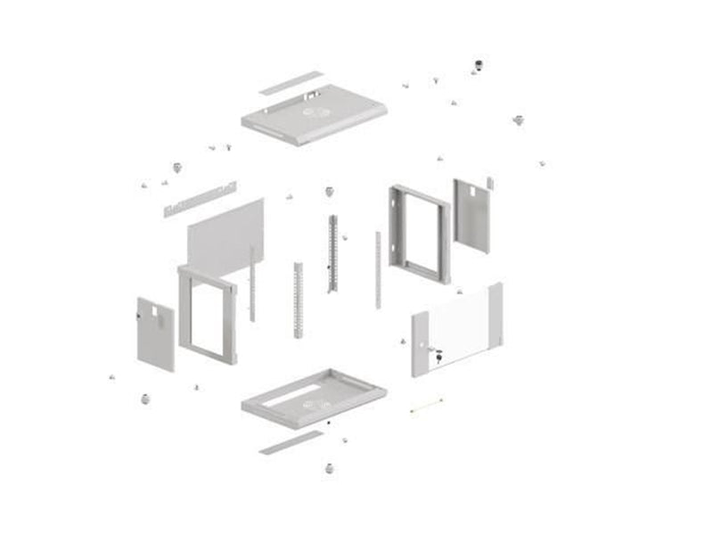 Lanberg WF03-5304-10S - 4U - Wall Mount Rack Cabinet