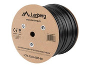 Lanberg bulk cable - 305 m - black - Schwarz - 305m
