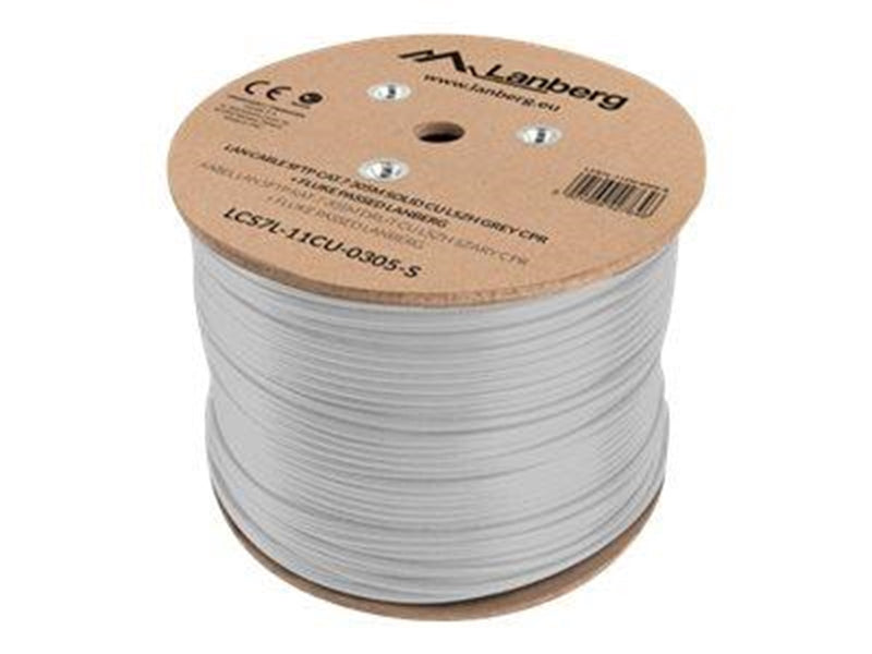 Lanberg bulk cable - 305 m - pantone cool grey 5C - Grau