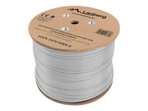 Lanberg bulk cable - 305 m - pantone cool grey 5C - Grau
