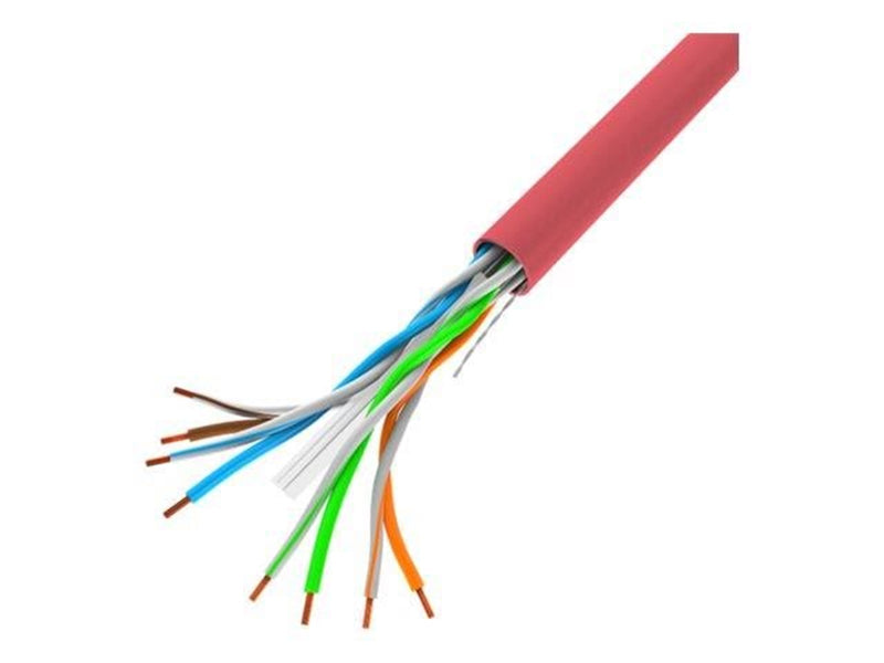 Lanberg bulk cable - 305 m - red - Rot - 305m