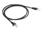 Lanberg patch cable - 1 m - black RAL 9004 - Schwarz