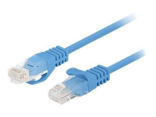 Lanberg patch cable - 50 cm - blue RAL 5012 - Blau
