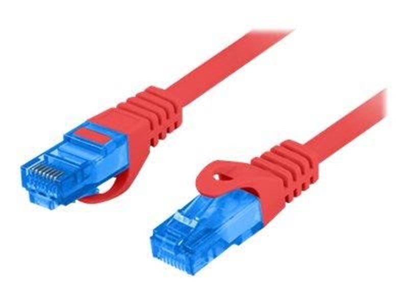 Lanberg patch cable - 50 cm - red RAL 3017 - Rot - 0.5m