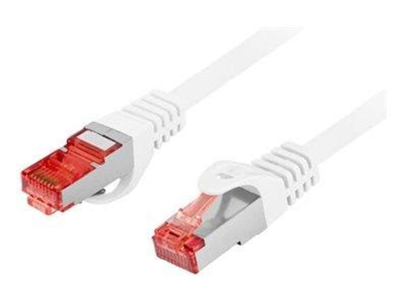 Lanberg patch cable - 50 cm - white - Weiß - 0.5m