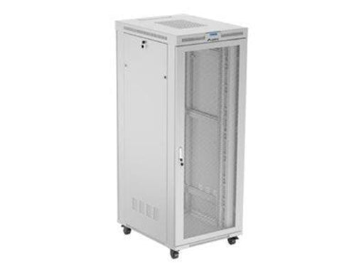 Lanberg - rack - 800 x 1000 mm flat pack with mesh door LCD - 42U
