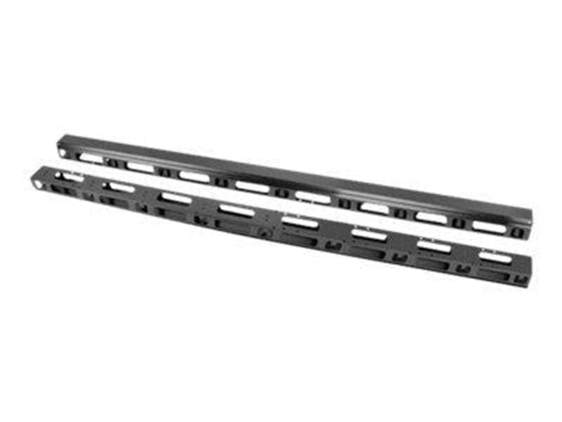 Lanberg - rack cable management panel (vertical) - 42U