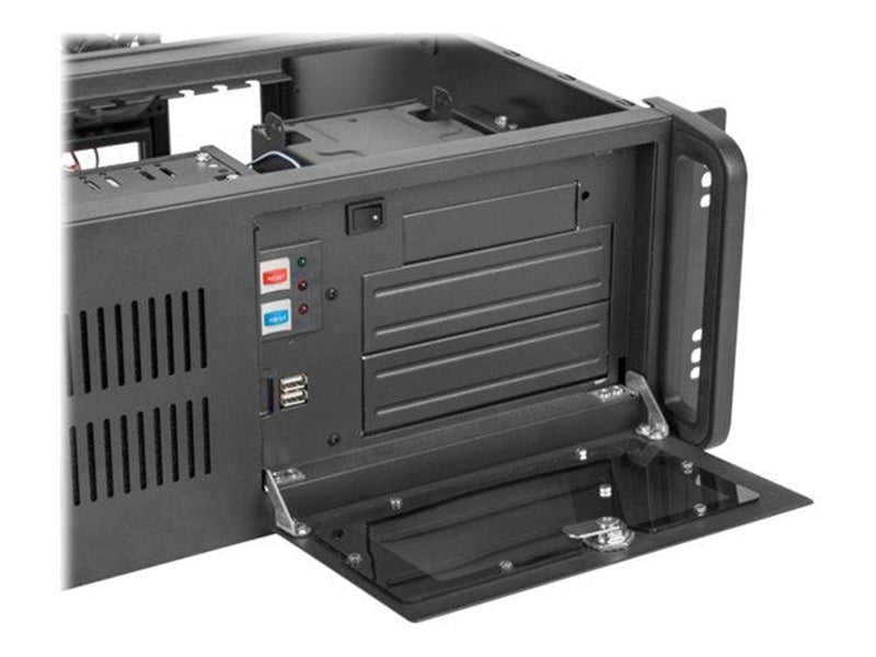 Lanberg - rack-mountable - 4U - ATX - Gehäuse - Server (Rack) - Schwarz