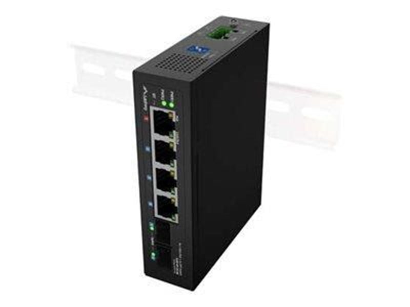 Lanberg - switch - 4 ports - unmanaged - rack-mountable