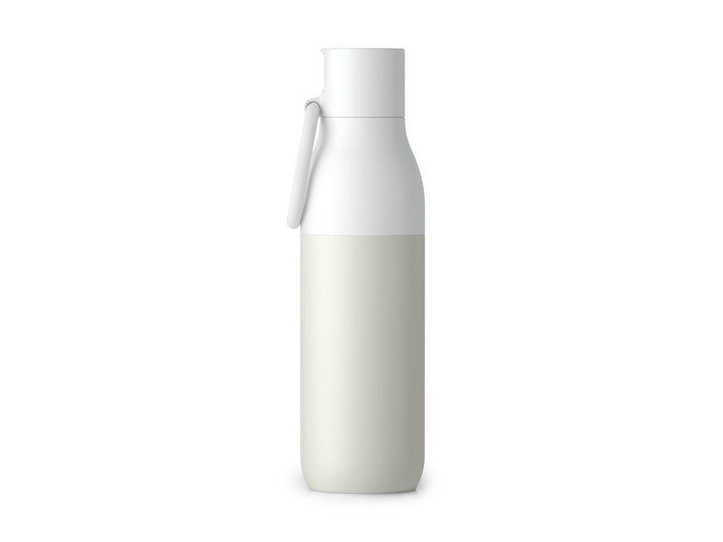 LarQ Insulated Bottle Granite White 500ml w. flip