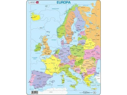 Larsen Puzzles Puzzle Europe Political - 37 pieces Maxi (36.5x28.5 cm) 2D Puzzles