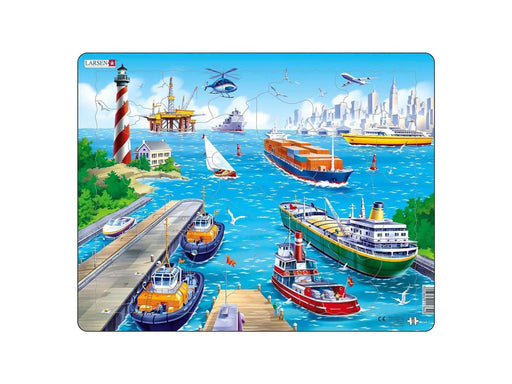 Larsen Puzzles Puzzle Harbor - 35 pieces Maxi (36.5x28.5 cm) 2D Puzzles
