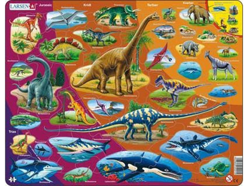Larsen Puzzles Puzzle Natural History - 85 pieces Maxi (36.5x28.5 cm) 2D Puzzles