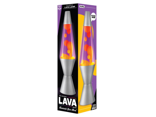 Lava Lamp Classic 37cm Orange/Purple