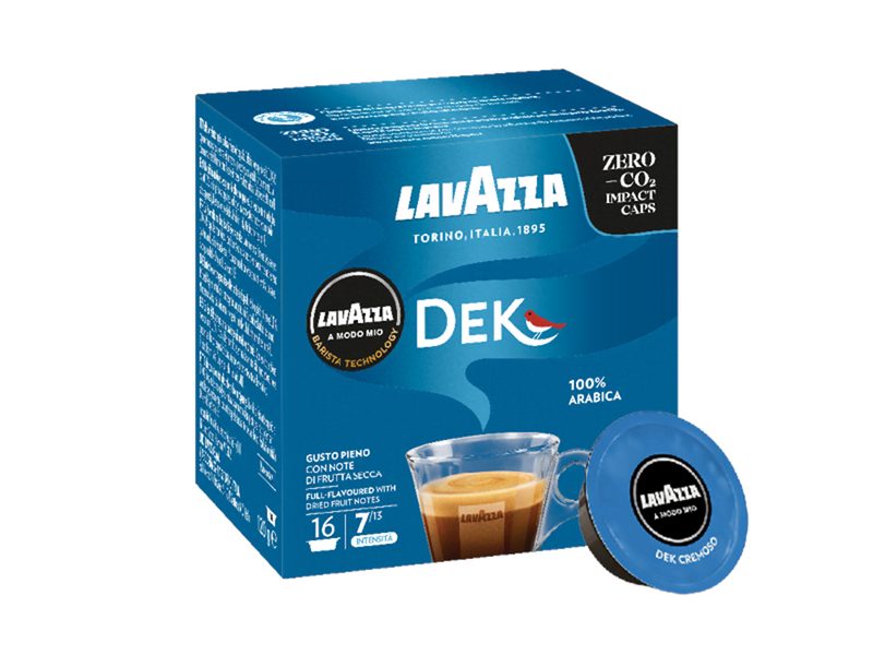 Lavazza A Modo Mio Dek Cremoso Caps - 16 pcs