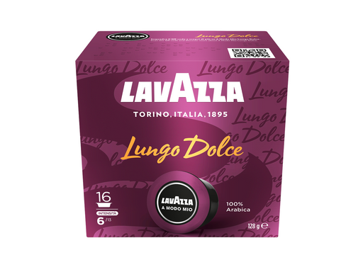 Lavazza A Modo Mio Lungo Dolce Caps - 16 pcs
