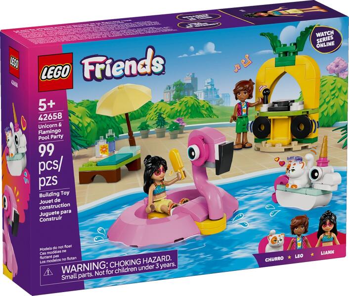 LEGO® Friends Poolparty mit Einhorn und Flamingo